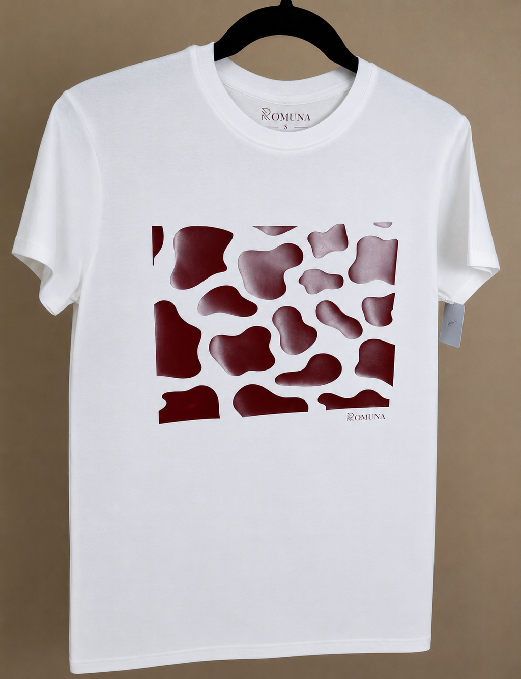 Remera estampa Simil Cuero